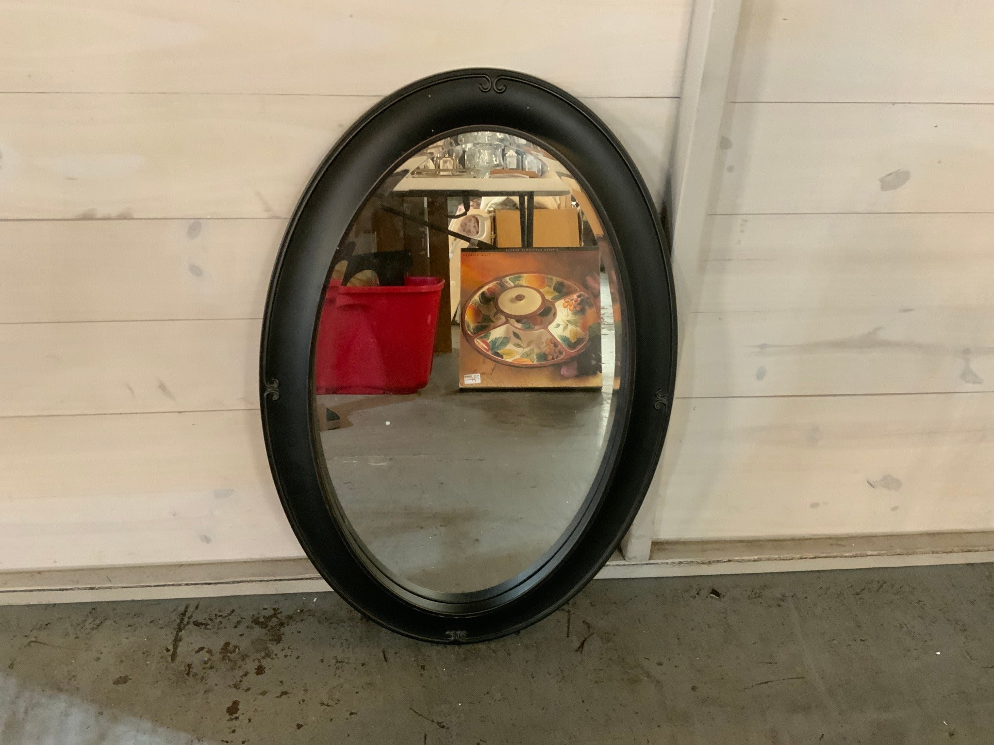 Black Framed Mirror